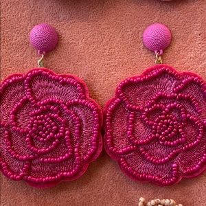 Pink earrings